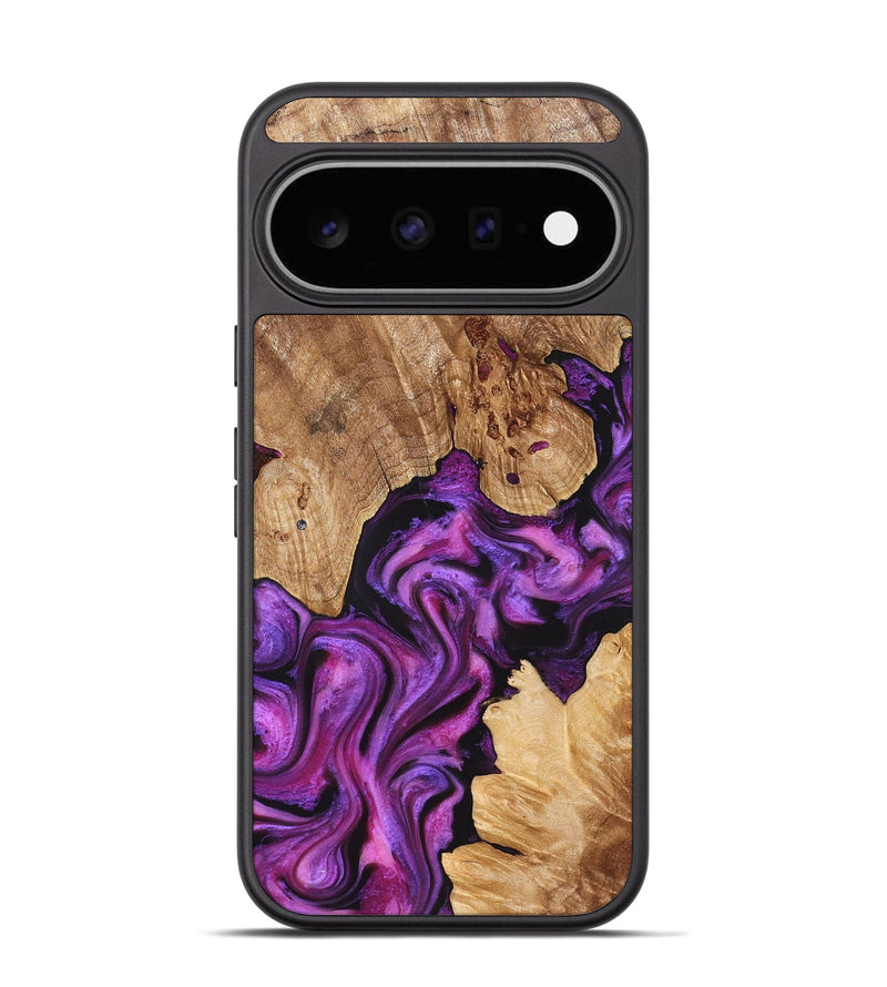 Pixel 11 Wood Phone Case - Lemuel (Purple, 827132)
