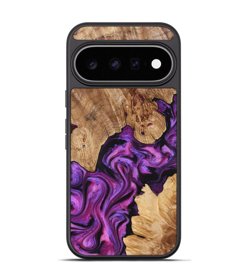 Pixel 11 Pro Wood Phone Case - Lemuel (Purple, 827132)