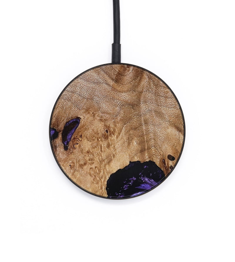 Circle Wood Wireless Charger - Booker (Purple, 827133)