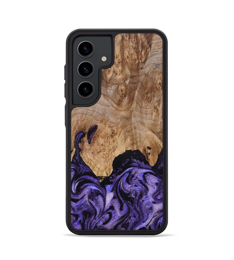 Galaxy S24 Wood Phone Case - Booker (Purple, 827133)