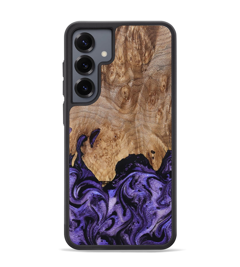 Galaxy S25 Plus Wood Phone Case - Booker (Purple, 827133)