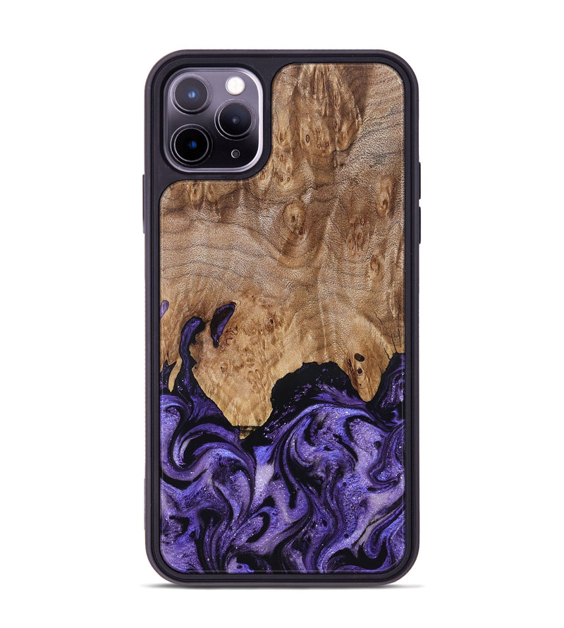 iPhone 11 Pro Max Wood Phone Case - Booker (Purple, 827133)