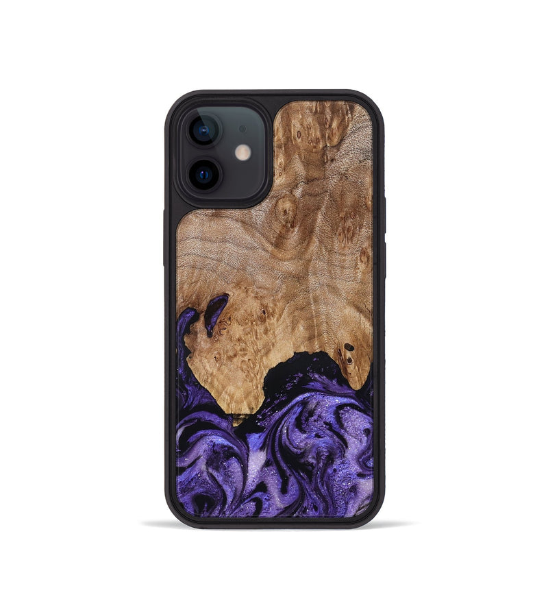 iPhone 12 mini Wood Phone Case - Booker (Purple, 827133)