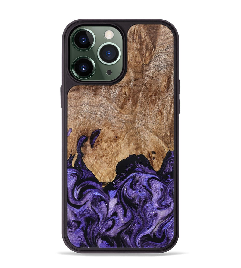 iPhone 13 Pro Max Wood Phone Case - Booker (Purple, 827133)