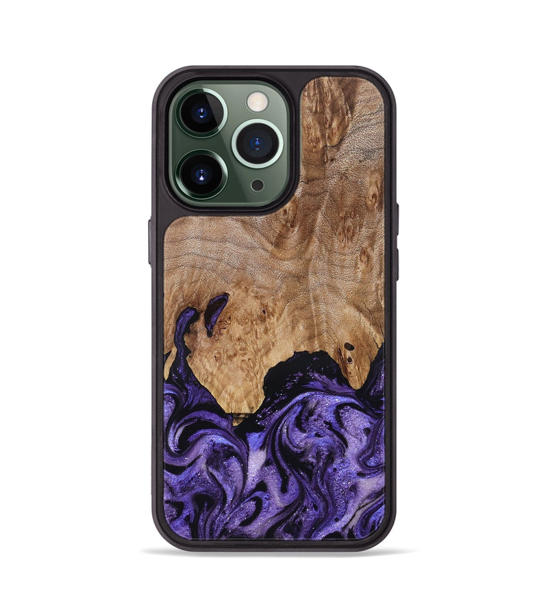 iPhone 13 Pro Wood Phone Case - Booker (Purple, 827133)