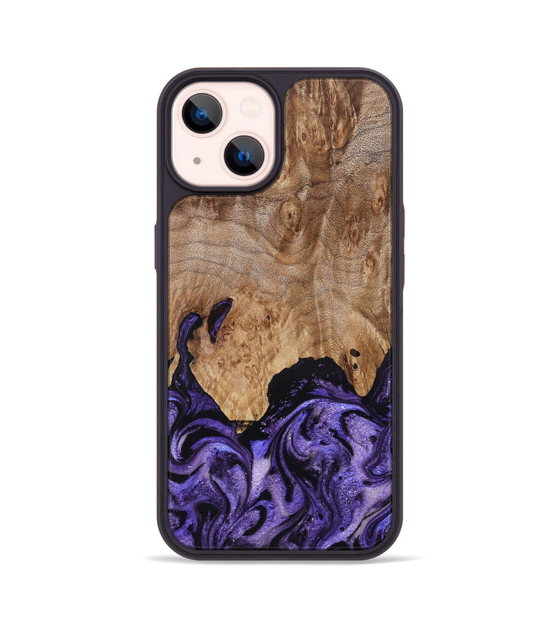 iPhone 14 Wood Phone Case - Booker (Purple, 827133)