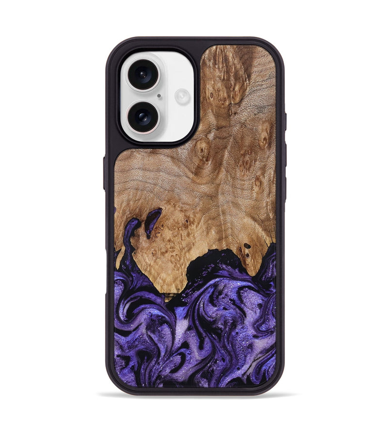 iPhone 17 Wood Phone Case - Booker (Purple, 827133)