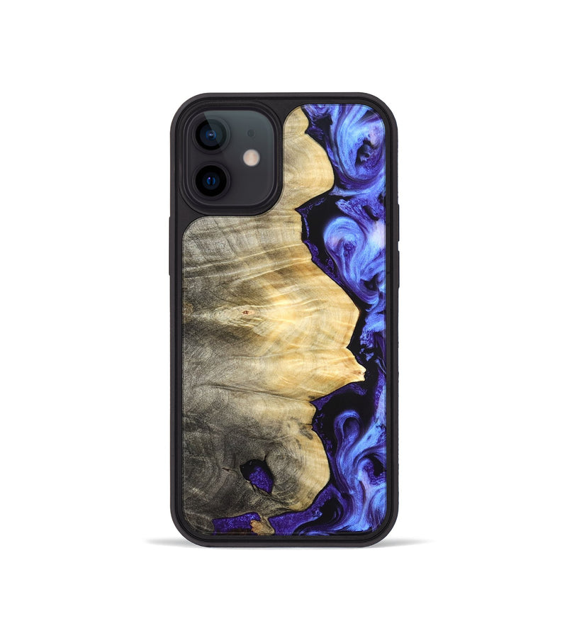 iPhone 12 mini Wood Phone Case - Leeann (Purple, 827134)