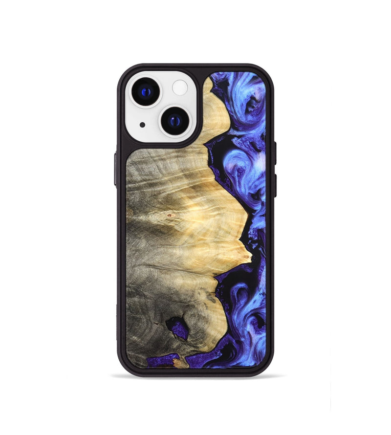iPhone 13 mini Wood Phone Case - Leeann (Purple, 827134)