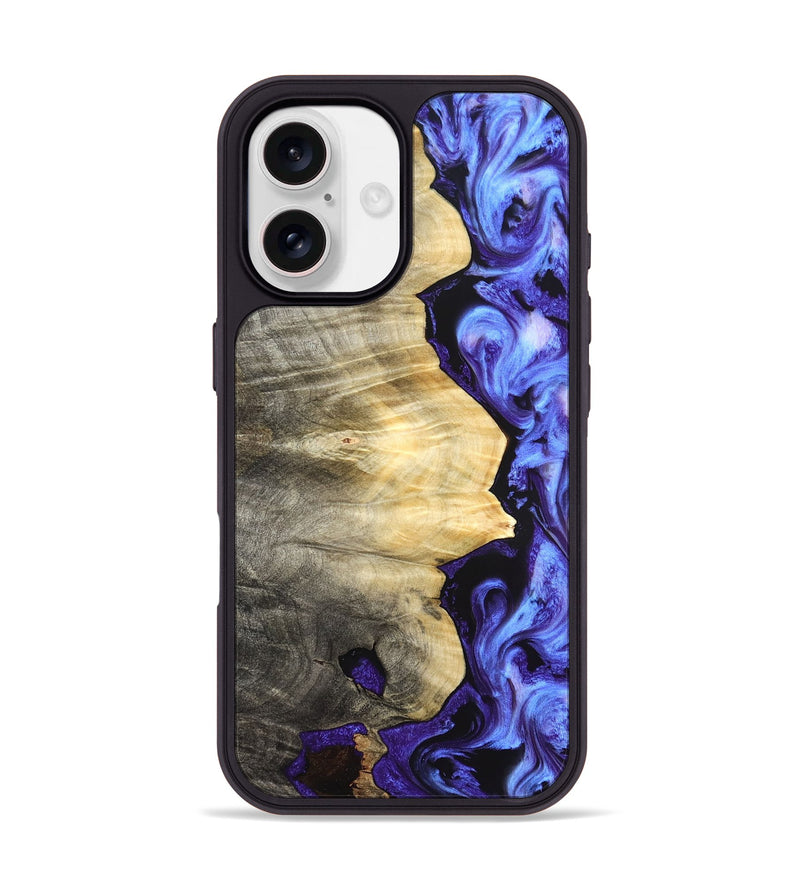 iPhone 17 Wood Phone Case - Leeann (Purple, 827134)