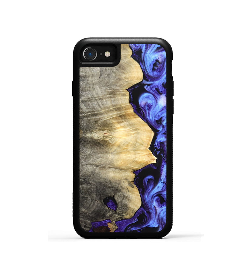 iPhone SE Wood Phone Case - Leeann (Purple, 827134)