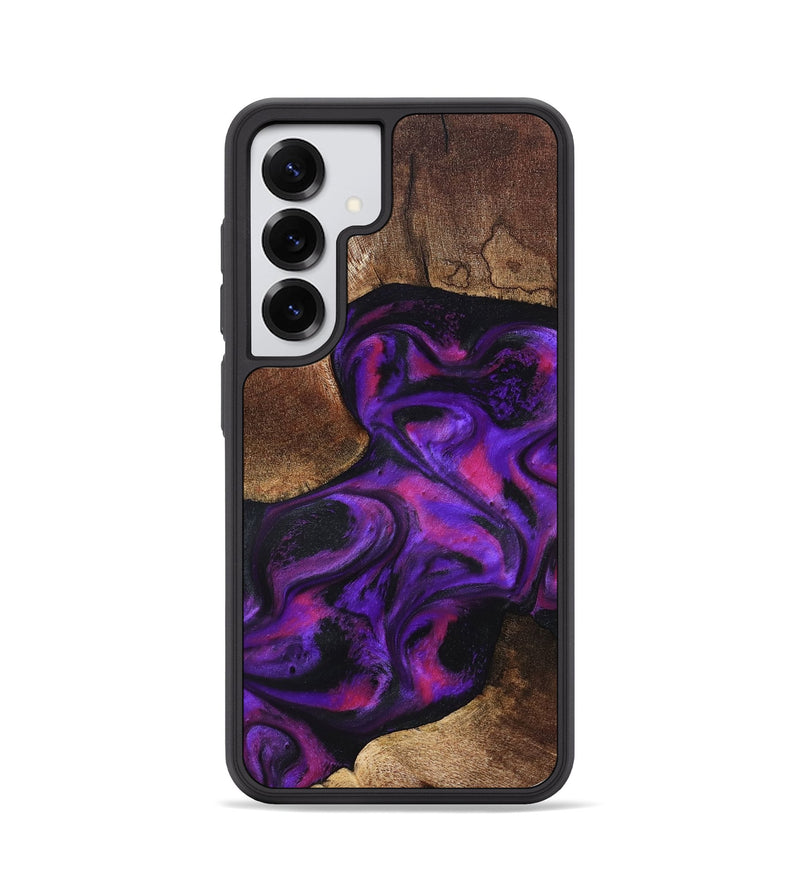 Galaxy S25 Wood Phone Case - Giana (Purple, 827135)
