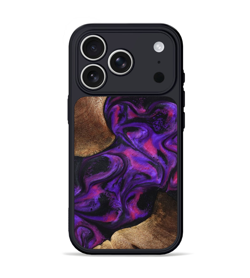 iPhone 17 Pro Wood Phone Case - Giana (Purple, 827135)
