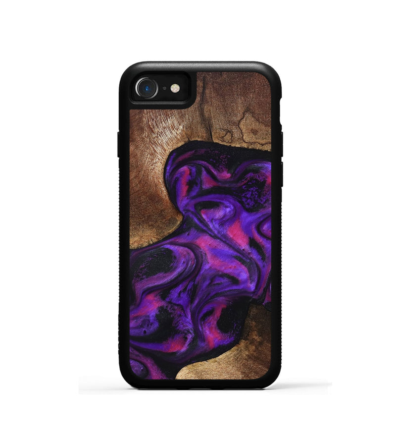 iPhone SE Wood Phone Case - Giana (Purple, 827135)
