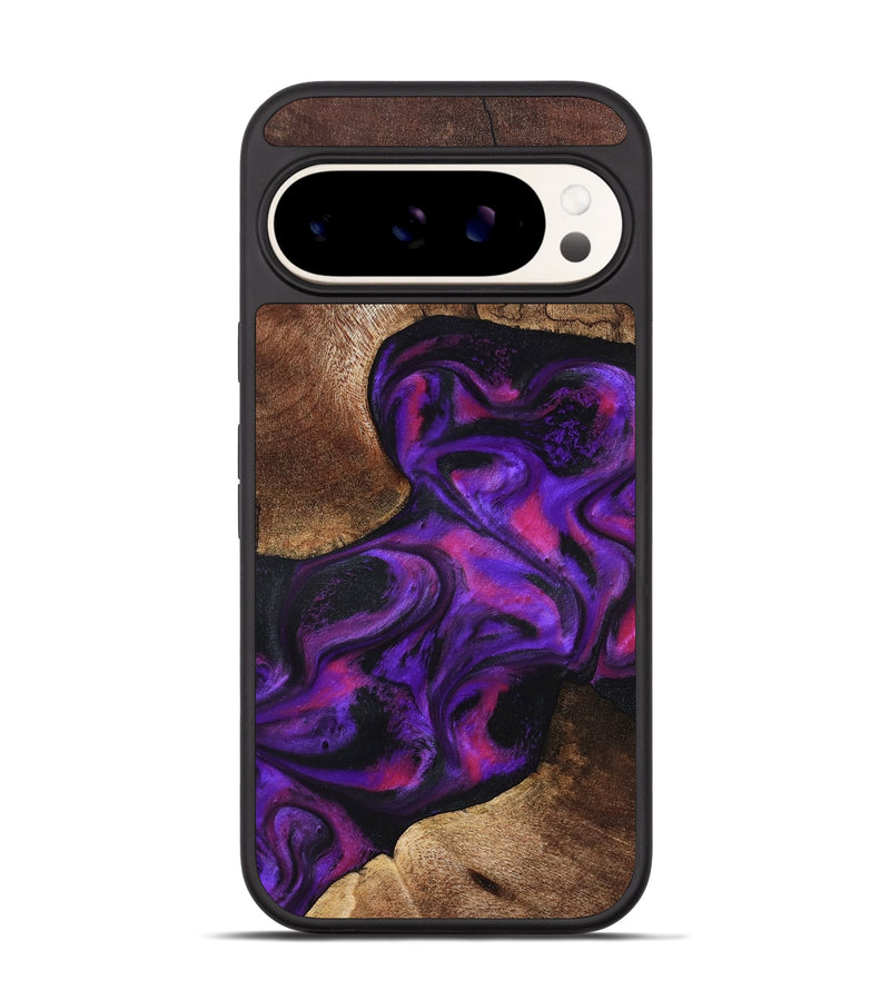 Pixel 9 Wood Phone Case - Giana (Purple, 827135)