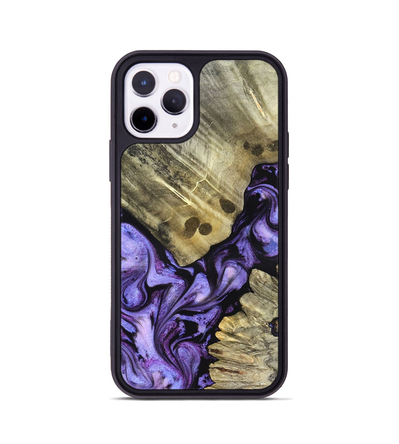 iPhone 11 Pro Wood Phone Case - Anders (Purple, 827136)