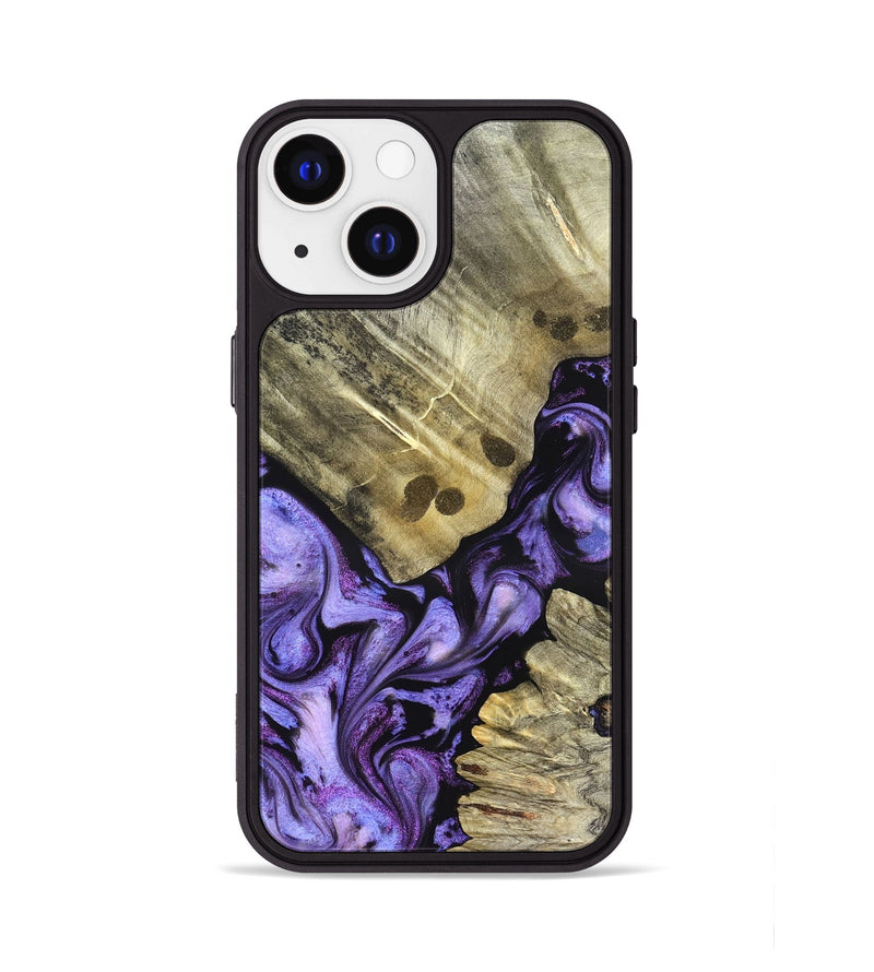 iPhone 13 Wood Phone Case - Anders (Purple, 827136)