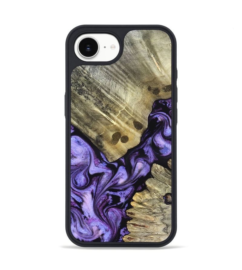 iPhone 16e Wood Phone Case - Anders (Purple, 827136)