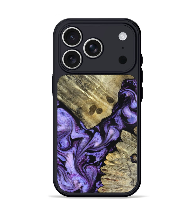 iPhone 17 Pro Wood Phone Case - Anders (Purple, 827136)