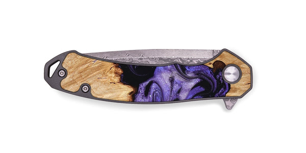 EDC Wood Pocket Knife - Tori (Purple, 827138)