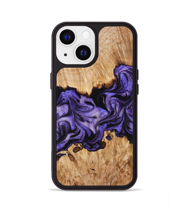 iPhone 13 Wood Phone Case - Tori (Purple, 827138)