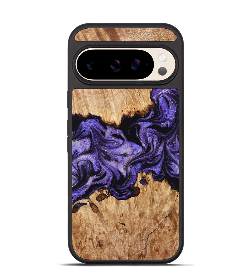 Pixel 10 Wood Phone Case - Tori (Purple, 827138)