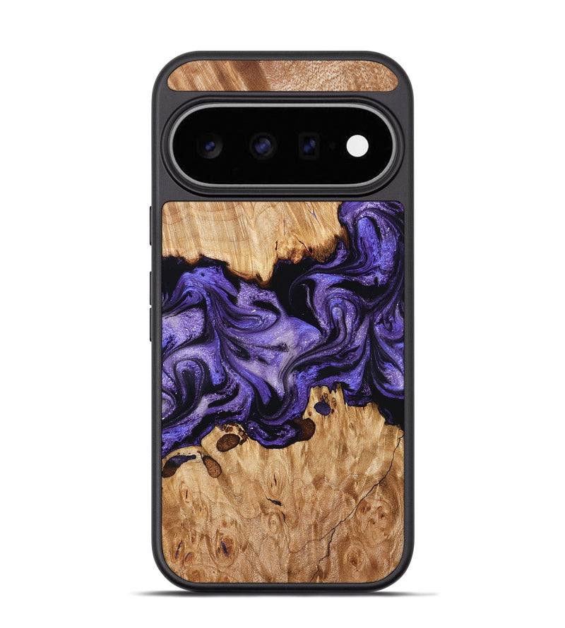 Pixel 11 Pro Wood Phone Case - Tori (Purple, 827138)