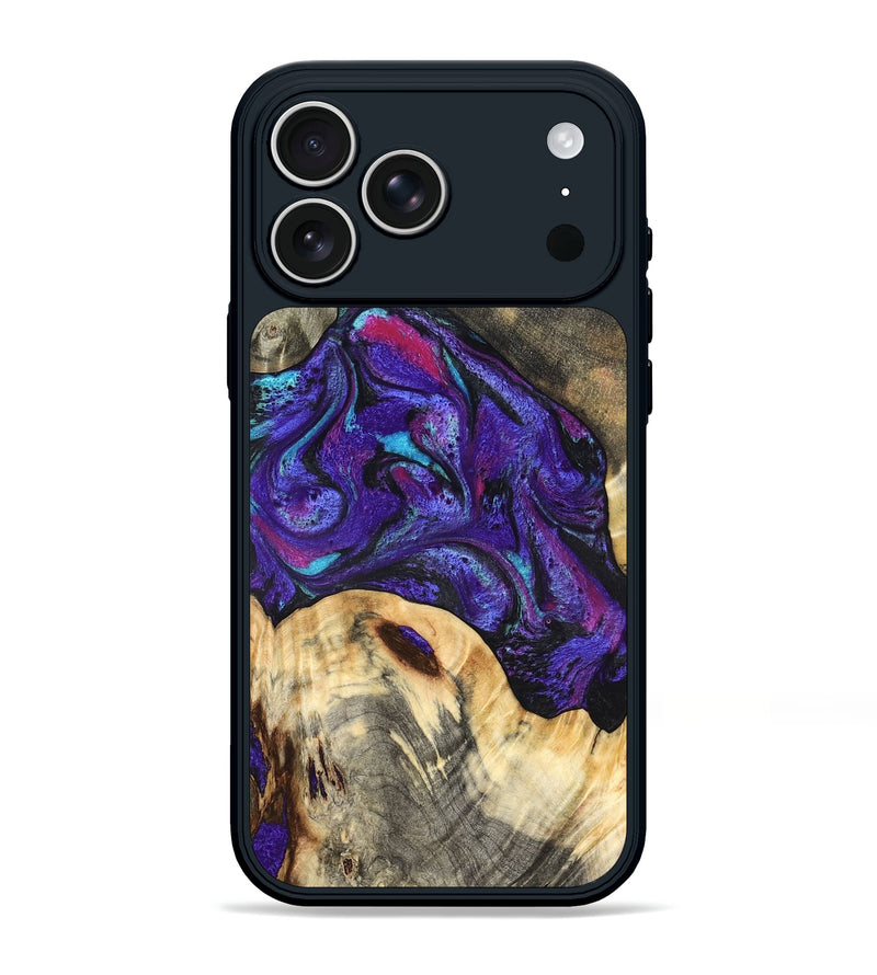 iPhone 17 Pro Max Wood Phone Case - Camilo (Purple, 827139)