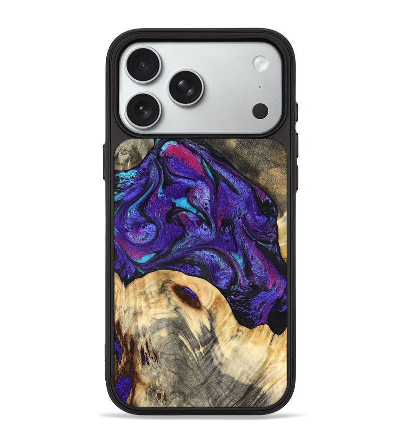 iPhone 18 Pro Max Wood Phone Case - Camilo (Purple, 827139)