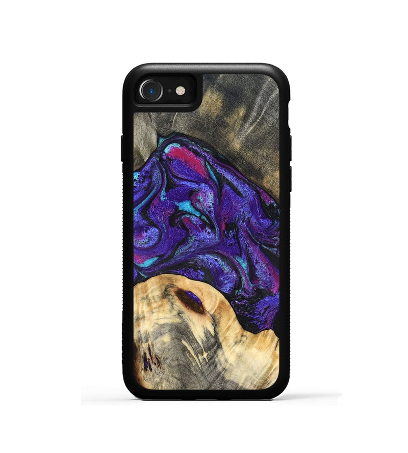 iPhone SE Wood Phone Case - Camilo (Purple, 827139)