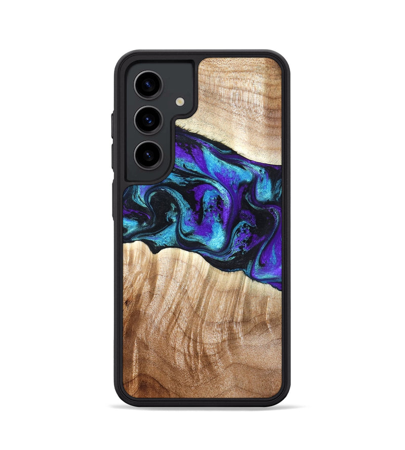 Galaxy S24 Wood Phone Case - Felipe (Purple, 827140)