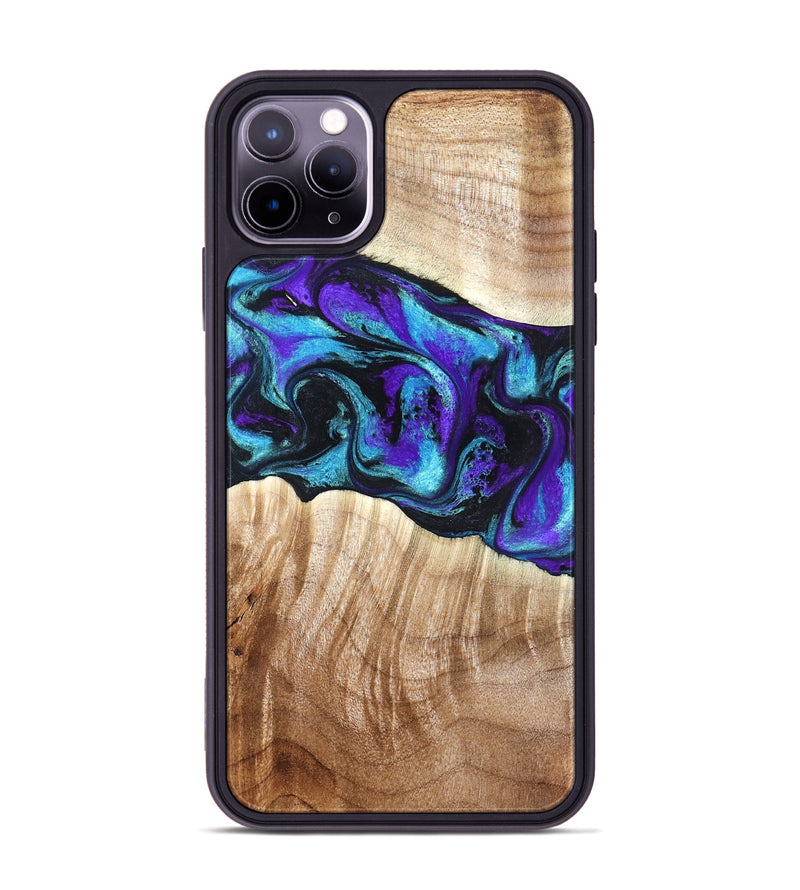iPhone 11 Pro Max Wood Phone Case - Felipe (Purple, 827140)