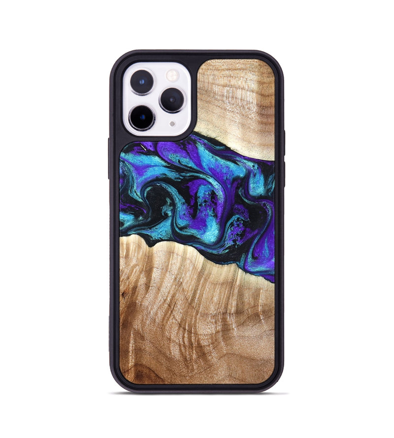 iPhone 11 Pro Wood Phone Case - Felipe (Purple, 827140)