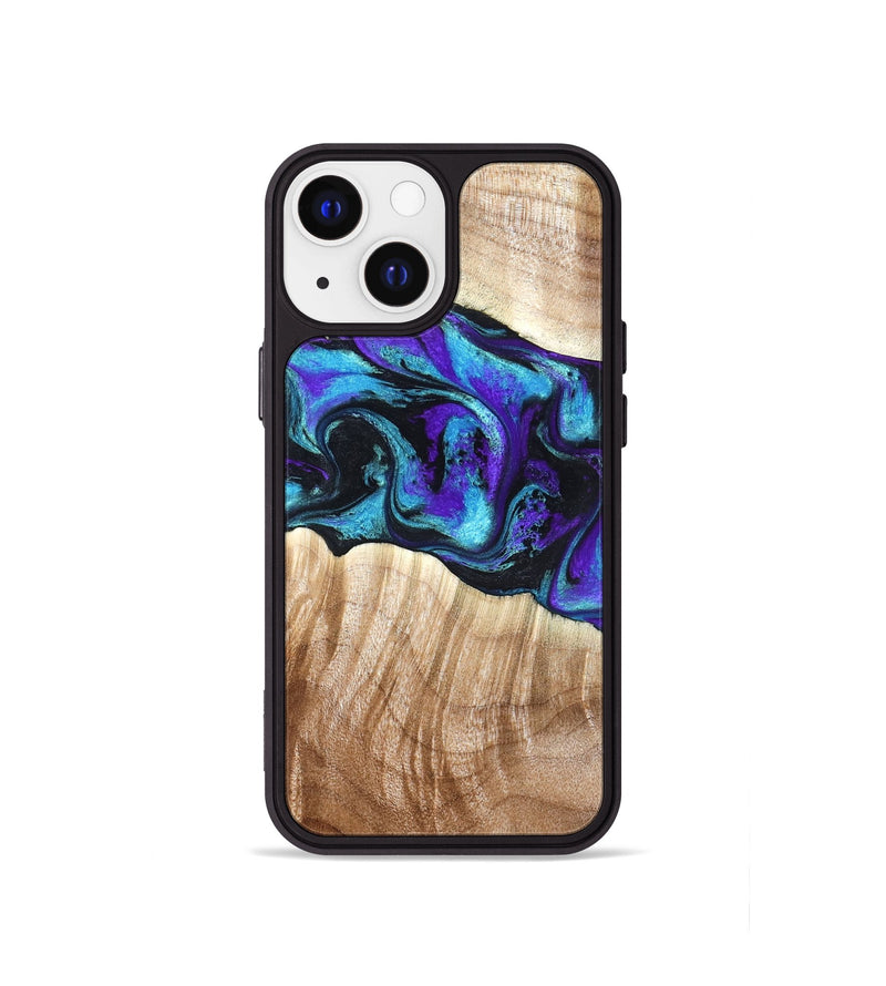 iPhone 13 mini Wood Phone Case - Felipe (Purple, 827140)