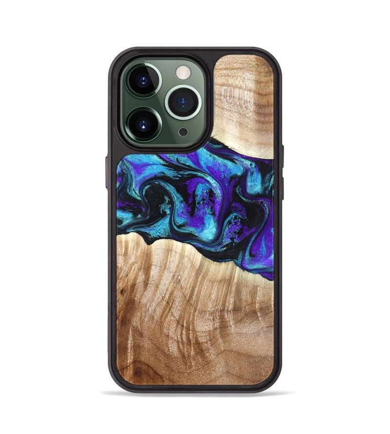 iPhone 13 Pro Wood Phone Case - Felipe (Purple, 827140)