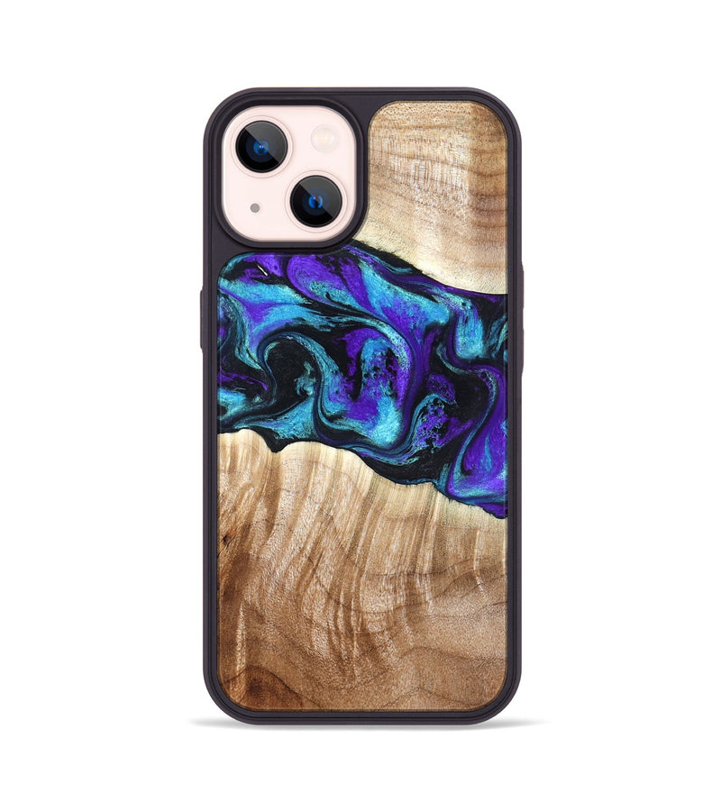 iPhone 14 Wood Phone Case - Felipe (Purple, 827140)