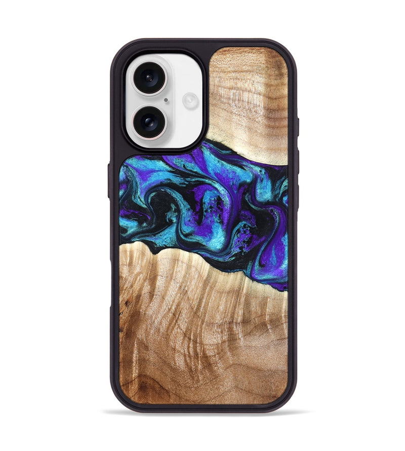 iPhone 17 Wood Phone Case - Felipe (Purple, 827140)
