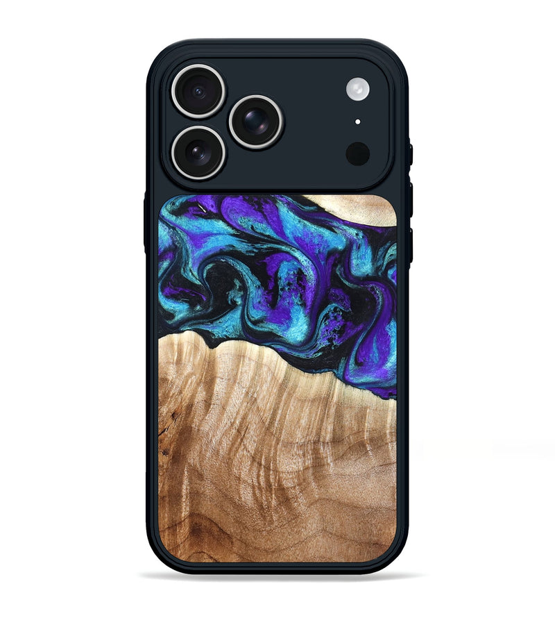 iPhone 17 Pro Max Wood Phone Case - Felipe (Purple, 827140)