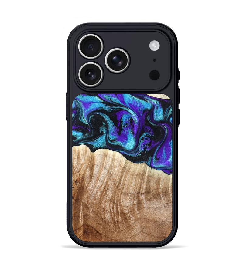 iPhone 17 Pro Wood Phone Case - Felipe (Purple, 827140)