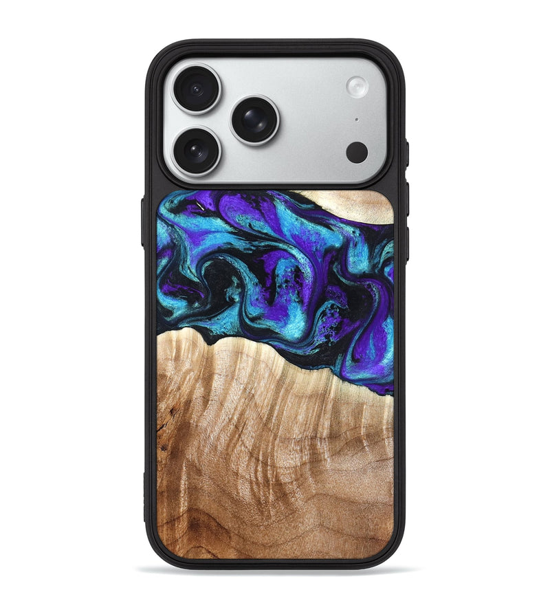 iPhone 18 Pro Max Wood Phone Case - Felipe (Purple, 827140)