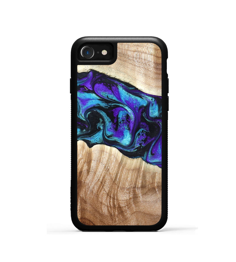 iPhone SE Wood Phone Case - Felipe (Purple, 827140)