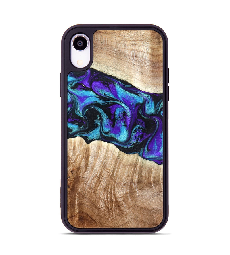 iPhone Xr Wood Phone Case - Felipe (Purple, 827140)