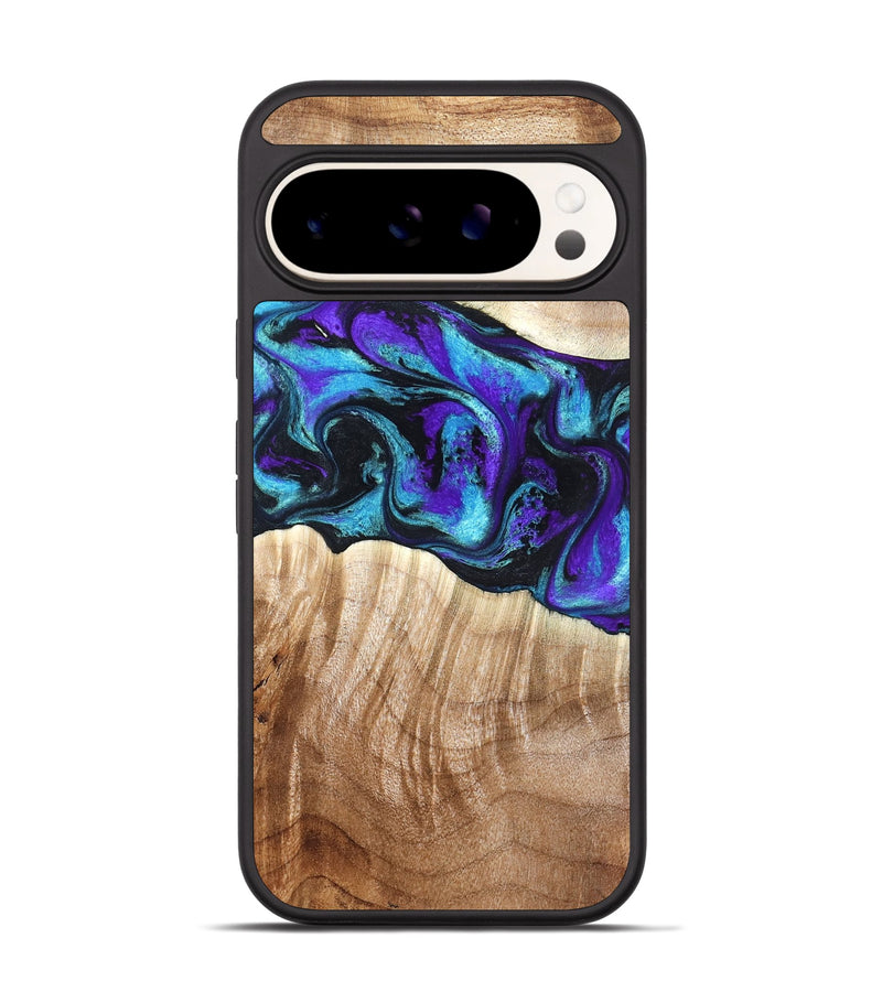 Pixel 9 Wood Phone Case - Felipe (Purple, 827140)