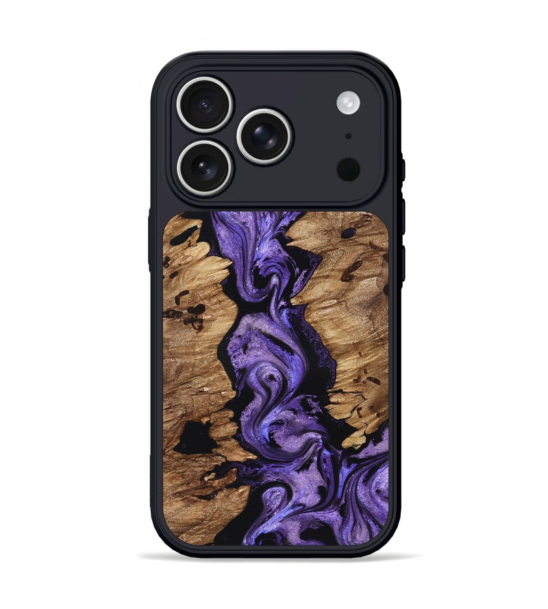 iPhone 17 Pro Wood Phone Case - Zhuri (Purple, 827142)