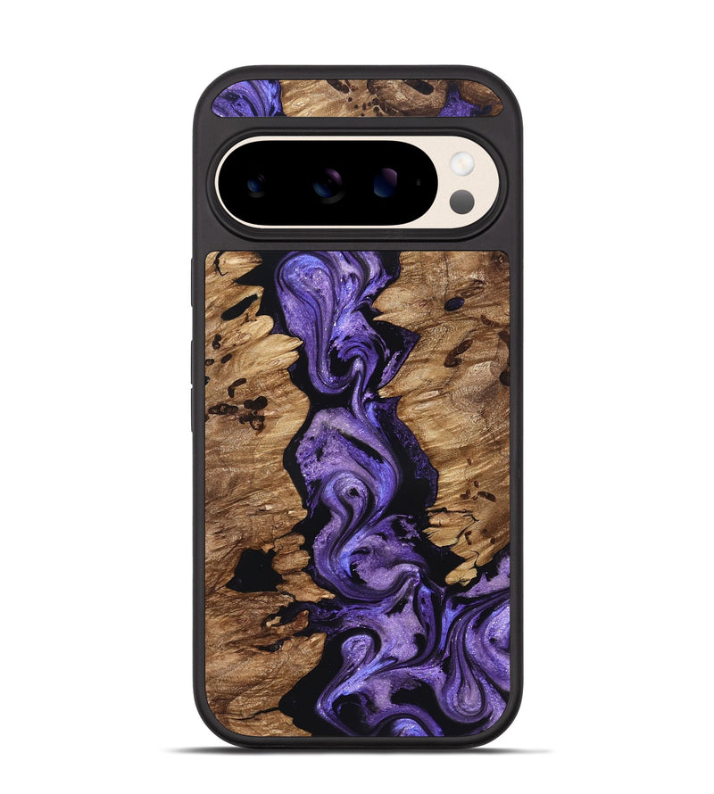 Pixel 10 Wood Phone Case - Zhuri (Purple, 827142)