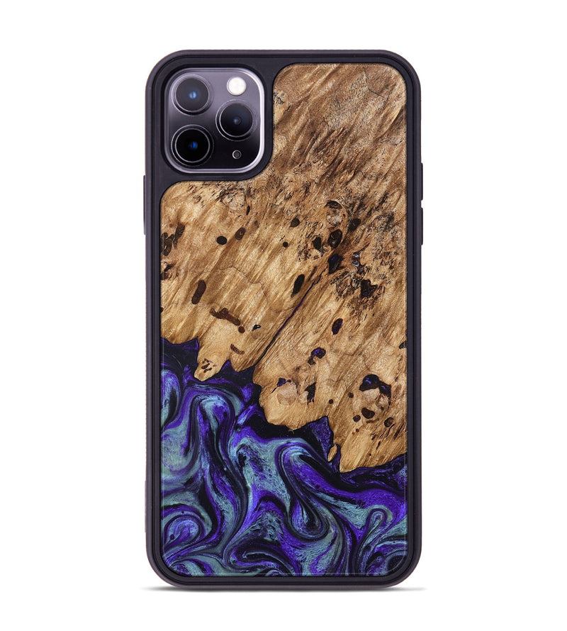 iPhone 11 Pro Max Wood Phone Case - Sheyla (Purple, 827143)