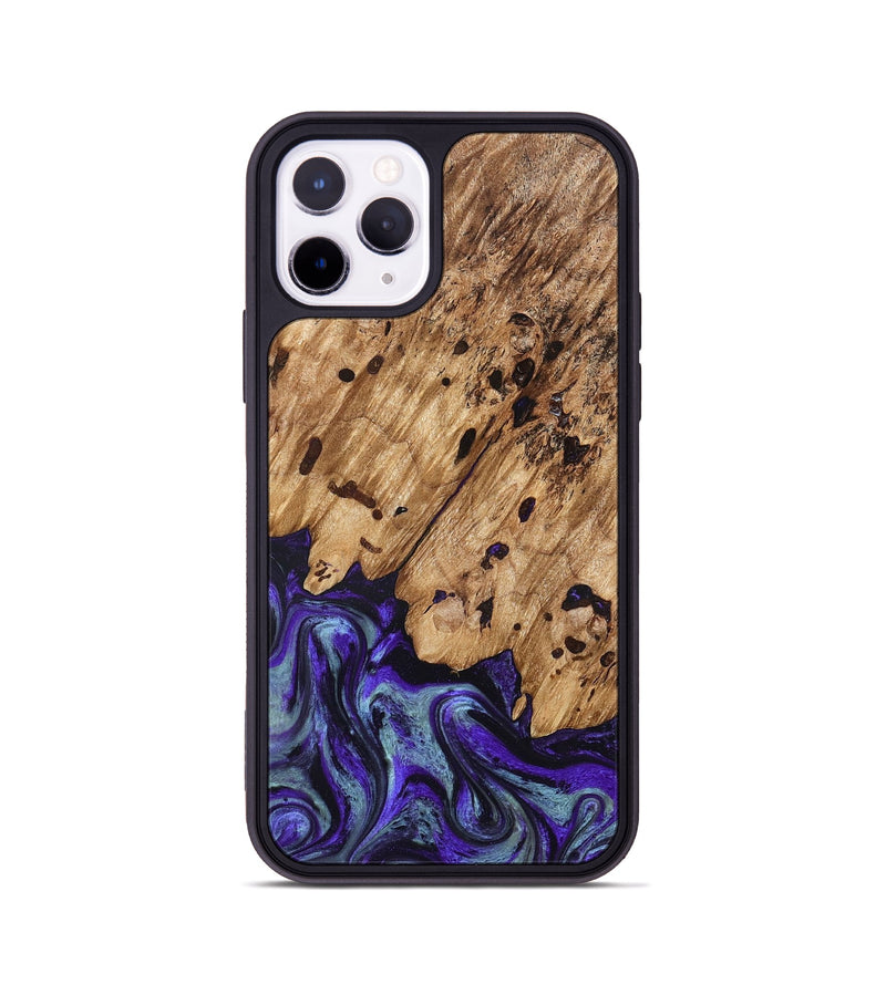iPhone 11 Pro Wood Phone Case - Sheyla (Purple, 827143)