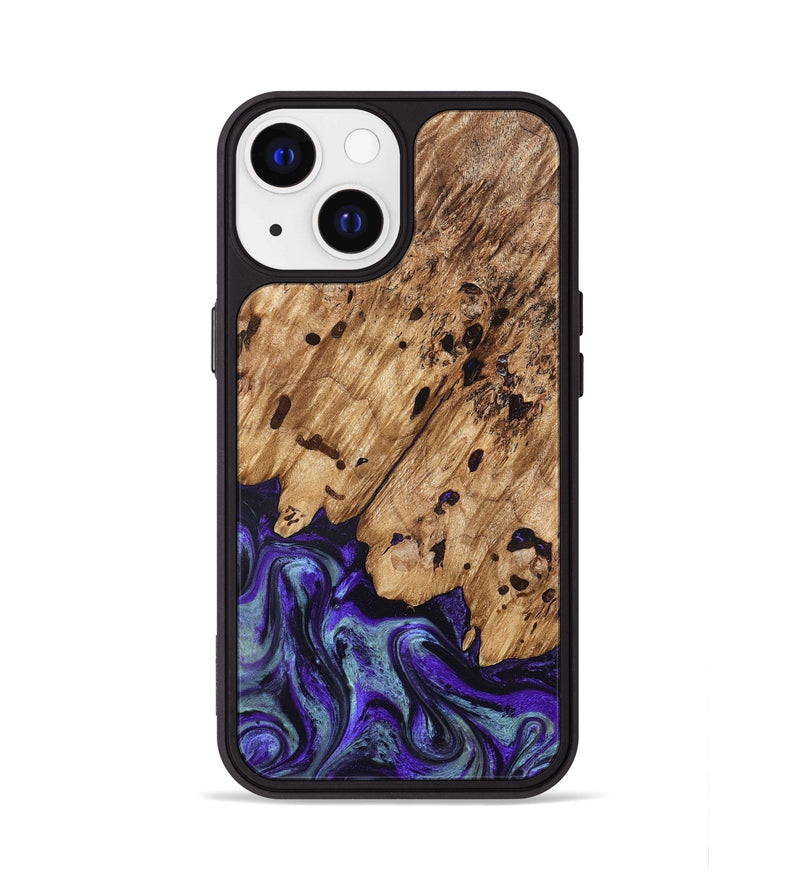 iPhone 13 Wood Phone Case - Sheyla (Purple, 827143)