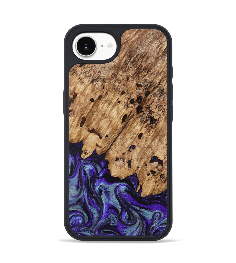 iPhone 16e Wood Phone Case - Sheyla (Purple, 827143)