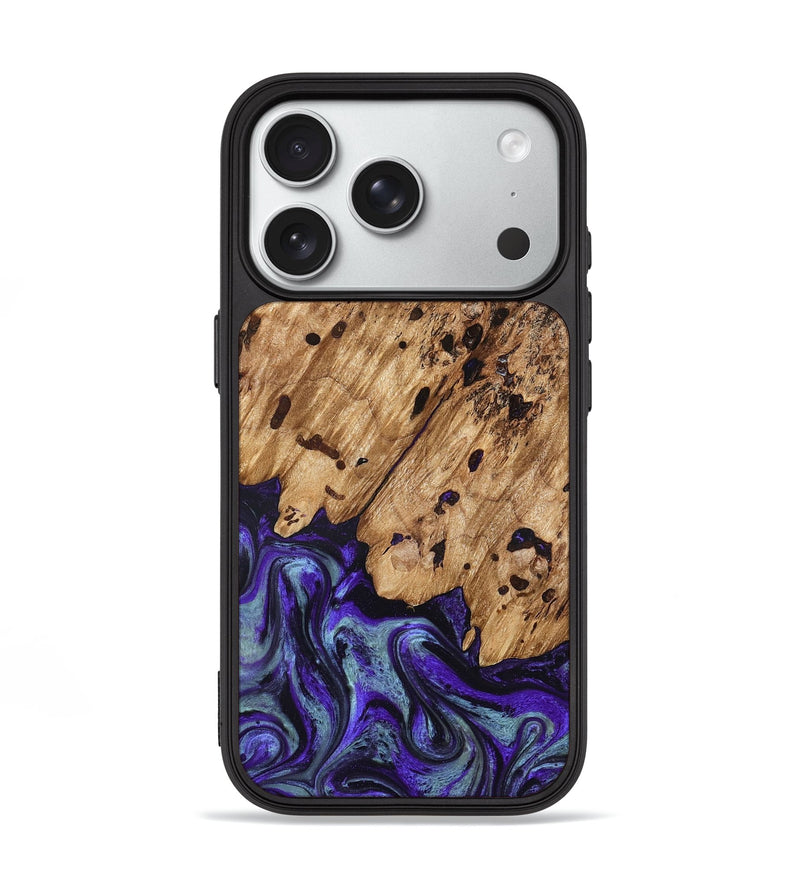 iPhone 18 Pro Wood Phone Case - Sheyla (Purple, 827143)